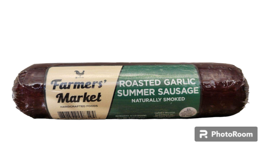 Farmers' Market Summer Sausage Roasted Garlic
