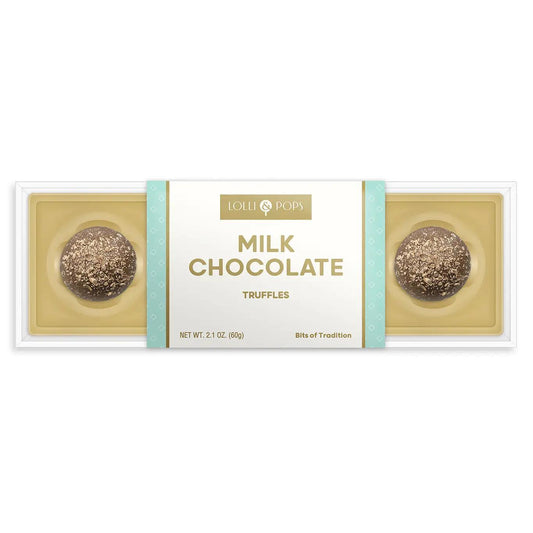 4 Pc  Milk Chocolate Truffles