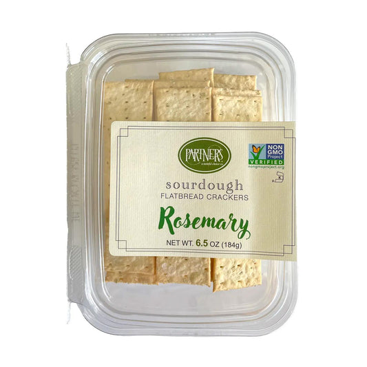 Partners Sourdough Rosemary Flatbread Crackers