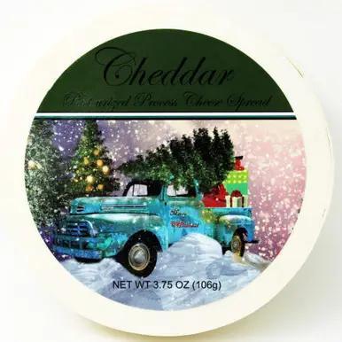 Xmas Cheddar Cheese Spread Hoop