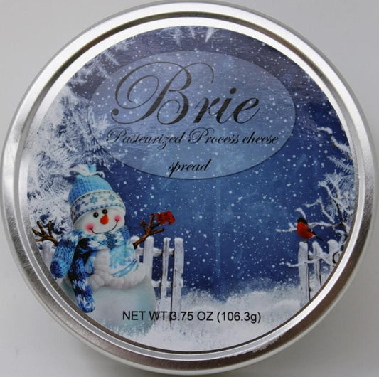 Brie Cheese Spread (Snowman Hoop Box)