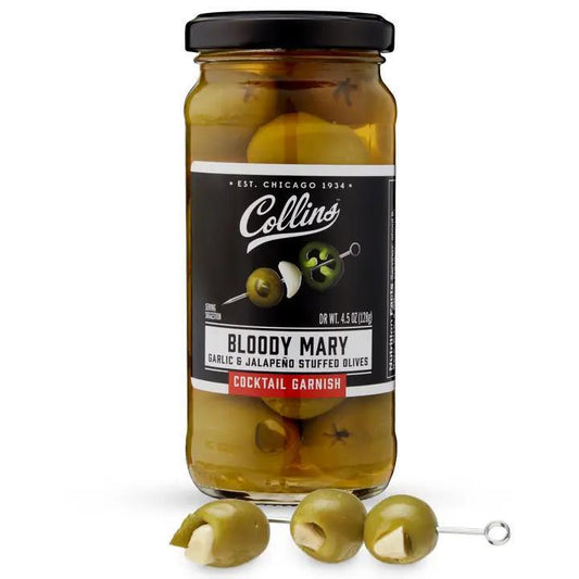 Jalapeno & Garlic-Stuffed Cocktail Olives