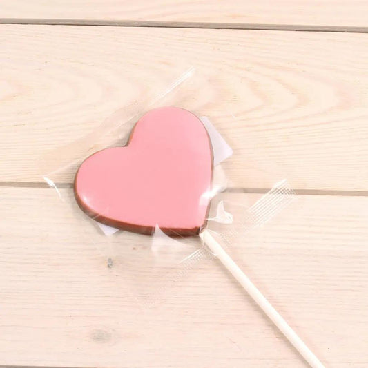 Pink Valentine Heart Sucker