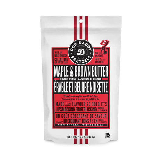 Maple & Brown Butter Seasoned Pretzels 7.5oz