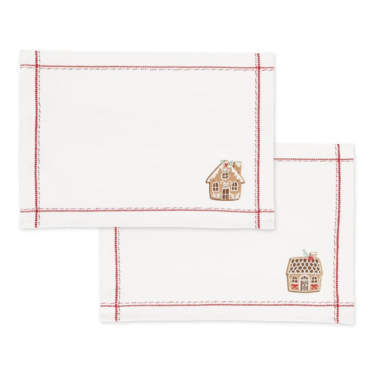 Gingerbread House Embellished Placemat