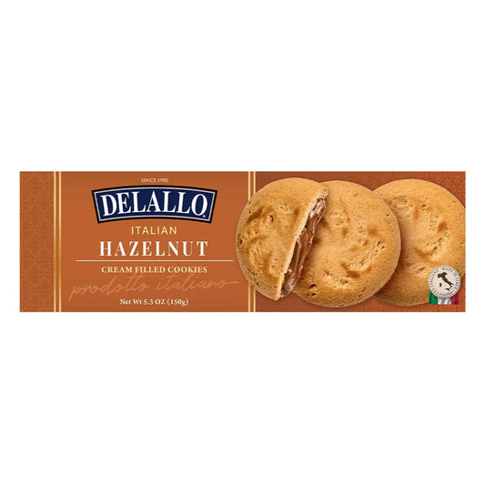 Italian Hazelnut Cream Filled Cookies