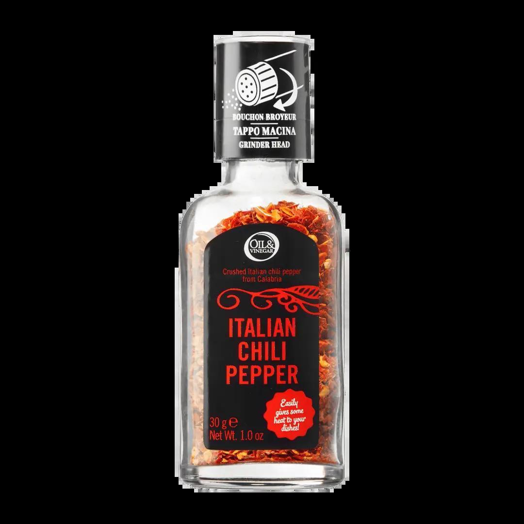 Chilli Pepper Flakes with Mill