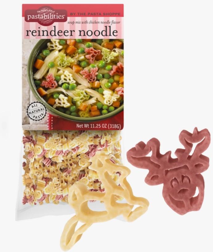Reindeer Noodle Shaped Pasta Soup