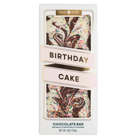 Topp'd Bar™  White & Milk Chocolate Birthday Cake
