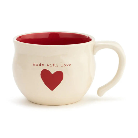 Made with Love Heart Soup Bowl