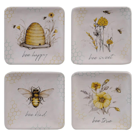 Bee Sweet Canape Plates