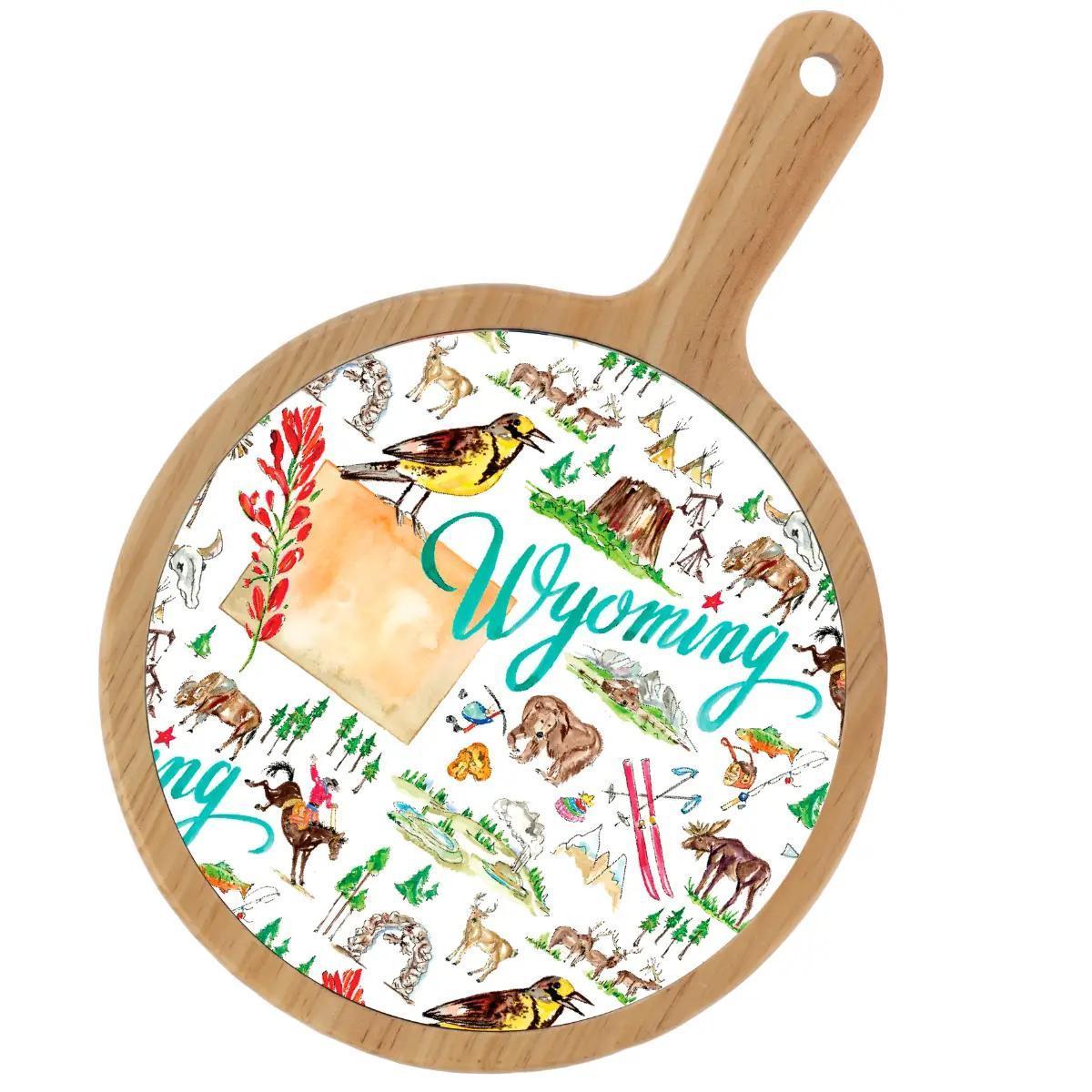 Bamboo & Ceramic Cheese Board