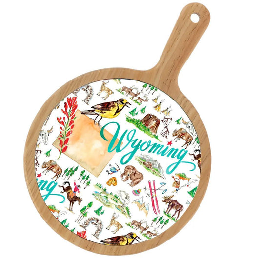 Bamboo & Ceramic Cheese Board