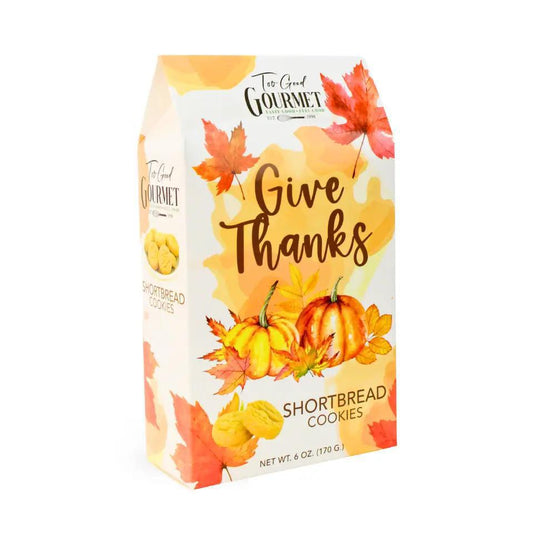 Shortbread Cookies - Give Thanks Sentiment