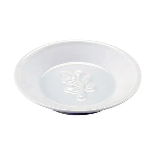 Olive Branch White Oil Dipping Dish