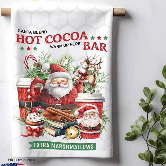 Addle Ink Christmas Swedish Dishcloth & Tea Towels