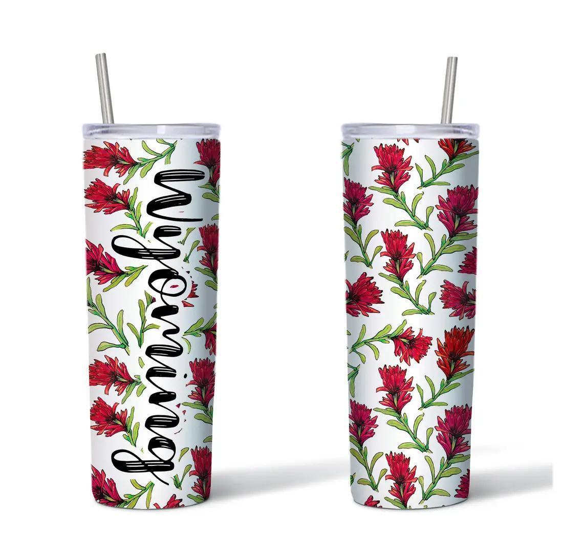 Wyoming Indian Paintbrush 20oz Skinny Tumbler