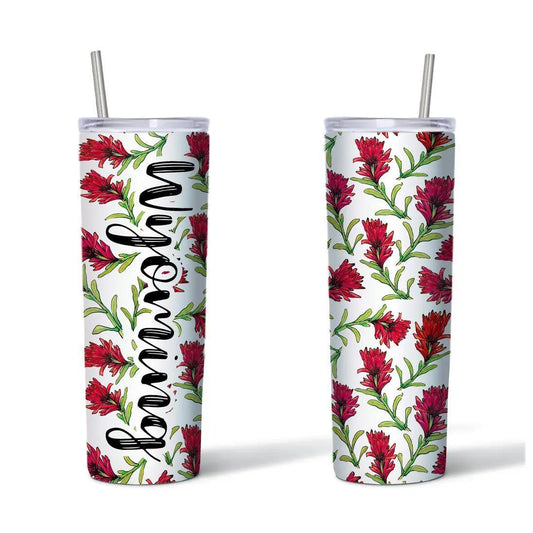 Wyoming Indian Paintbrush 20oz Skinny Tumbler