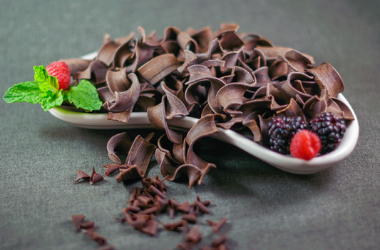 GF Dark Chocolate Pasta "Shavings"