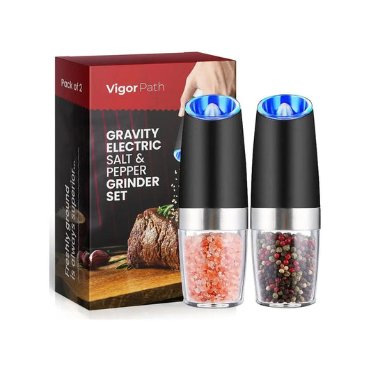Black Salt & Pepper Grinder Set