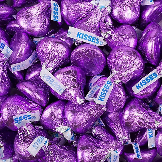 Hershey's Milk Chocolate Kisses 75ct - Purple