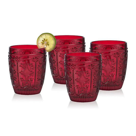 Red Glass Drinkware