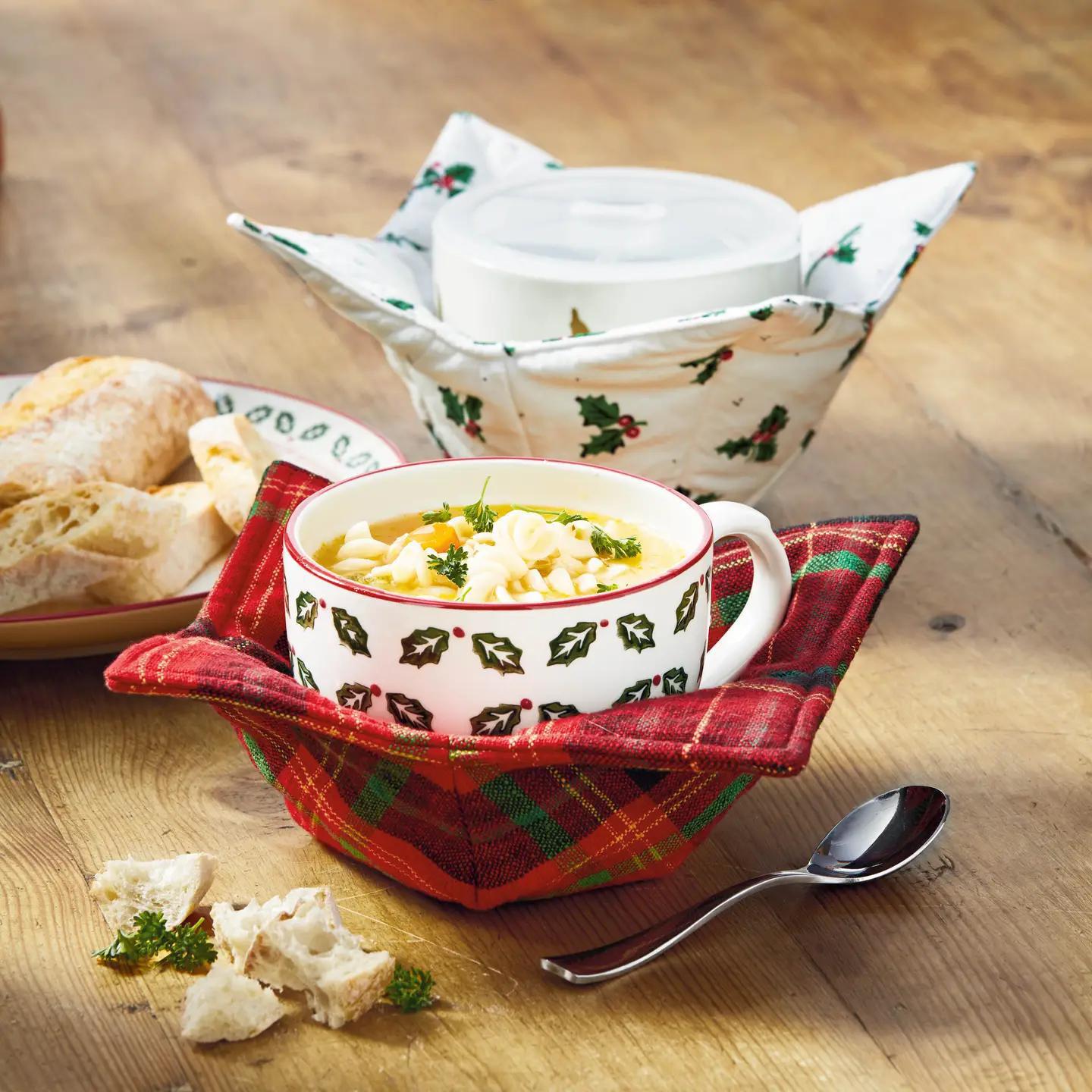 Plaid Bowl Cozy