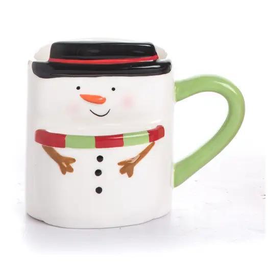 Snowman Cookie Character Mug