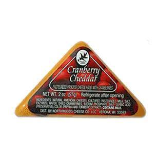 Cranberry Cheddar Cheese Triangle