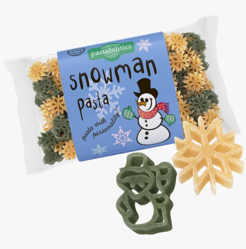 Snowman Shaped Pasta
