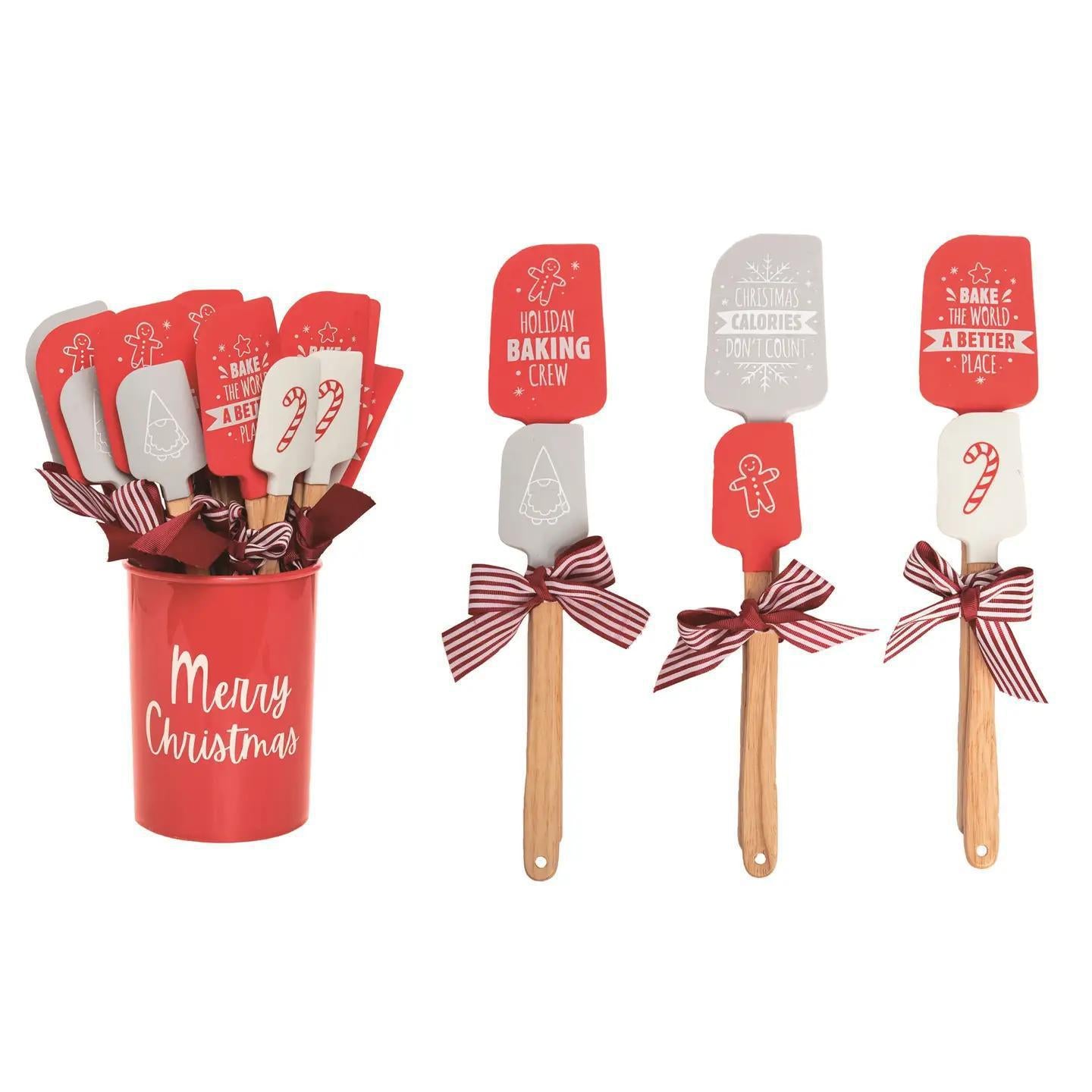 Christmas Silicone Spatula Gift Set