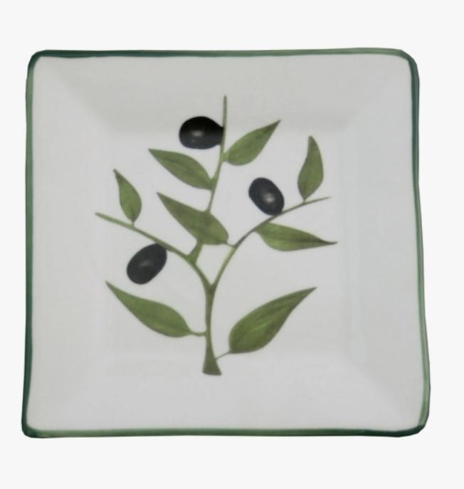 Olive Branch Tidbit Plate
