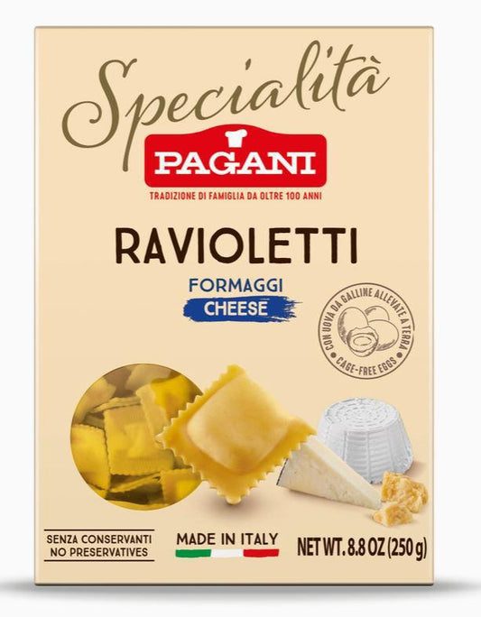 Pagani Ravioletti With Cheese