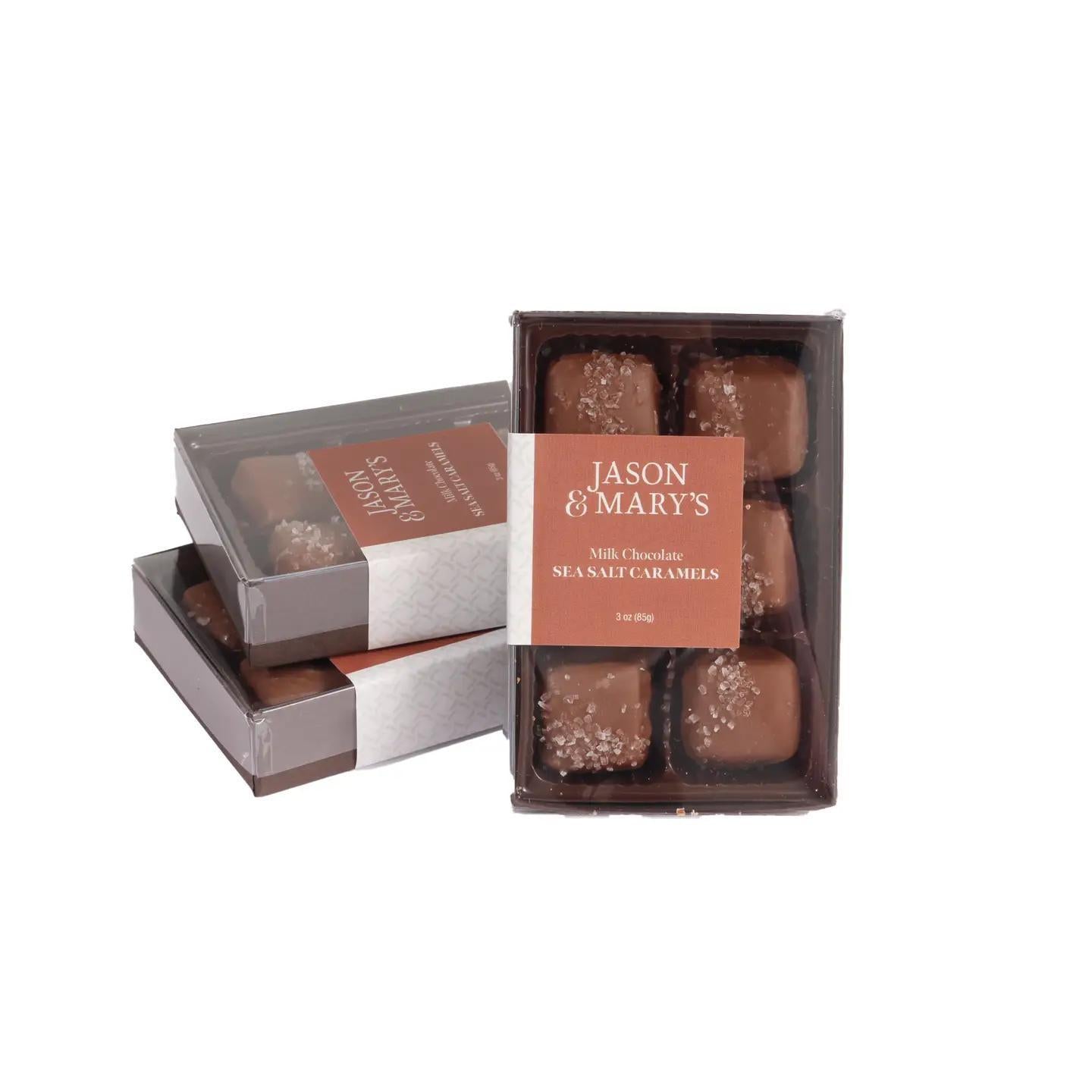 Milk Chocolate Sea Salt Caramels Gift Box