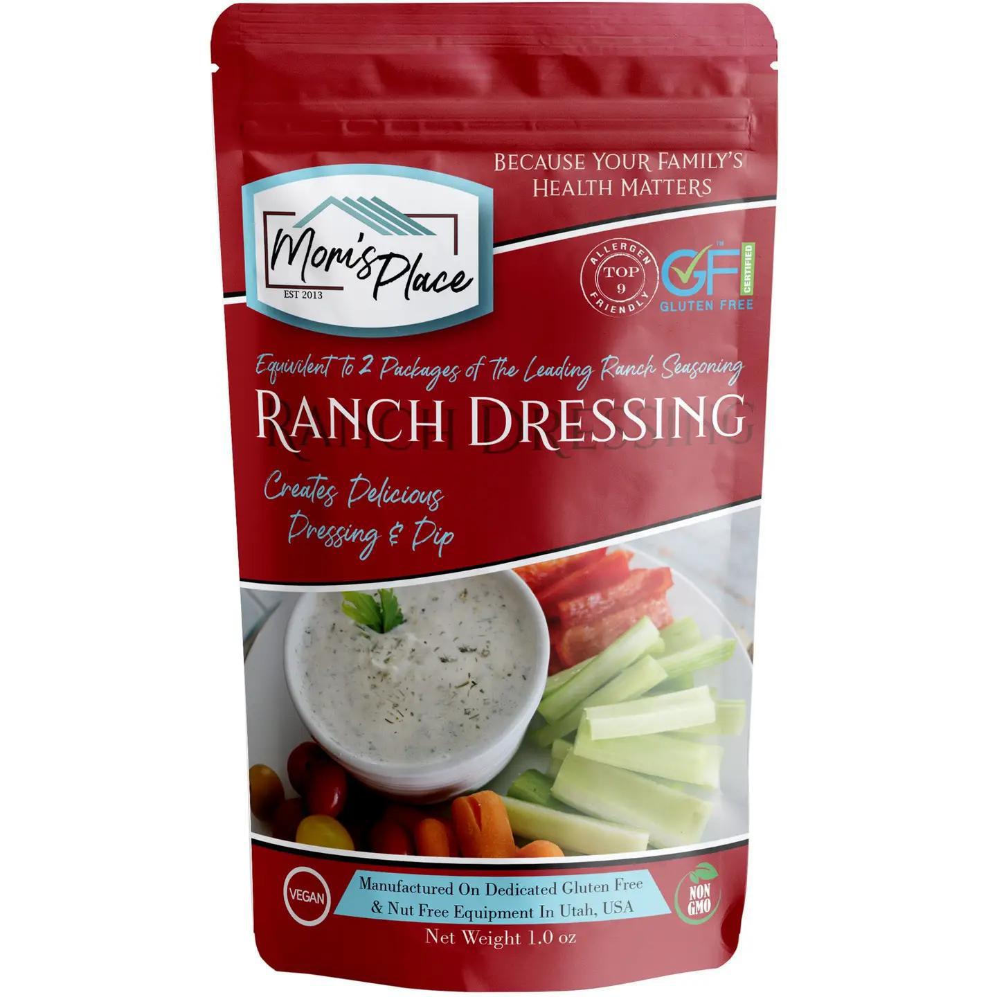 Gluten-Free & Dairy Free Ranch Dressing Mix