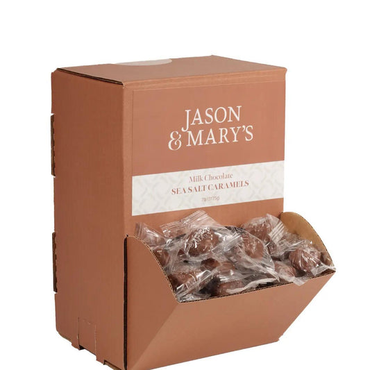 Individual Bite Sized Milk Sea Salt Caramels