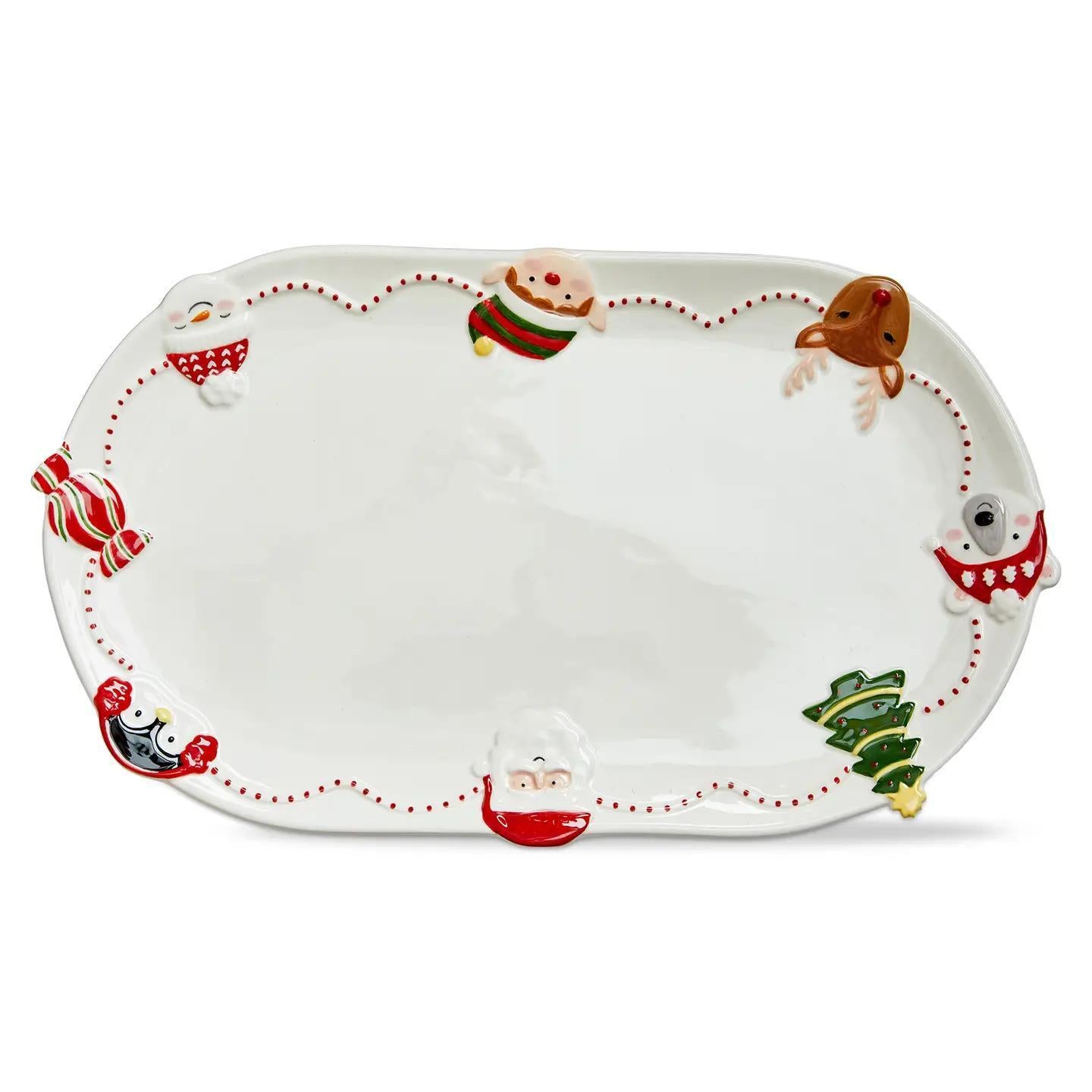 Holiday Cheer Oval Platter Serveware