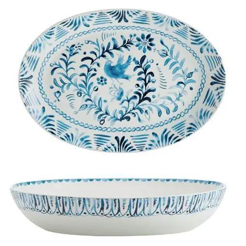 Fitz & Floyd Sicily Blue Stoneware