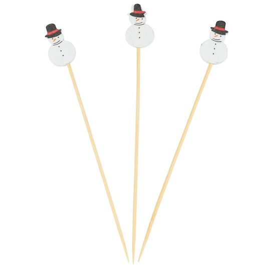 Snowman Party Pick Set