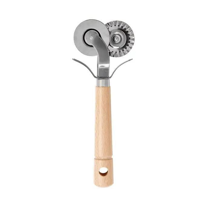 Fantes Double Pastry Ravioli Pasta Dough Cutter Crimper