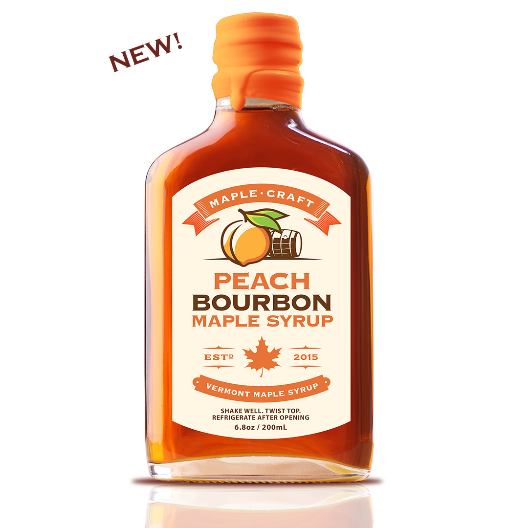 Peach Bourbon Maple Syrup
